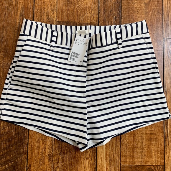 H&M Pants - SOLD ebay 🆕Navy & White striped shorts NWT